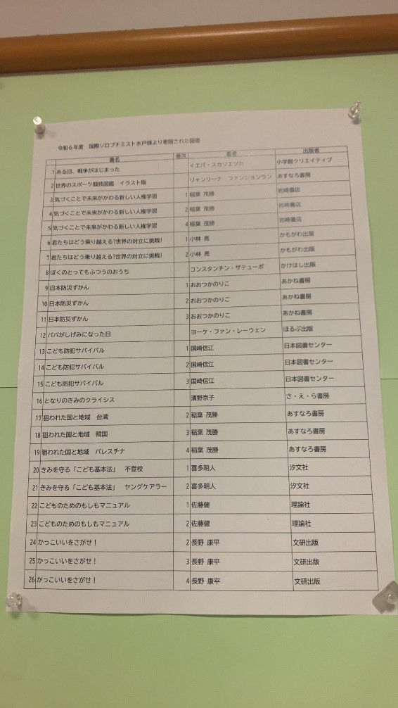 国際ソロプチミスト水戸様