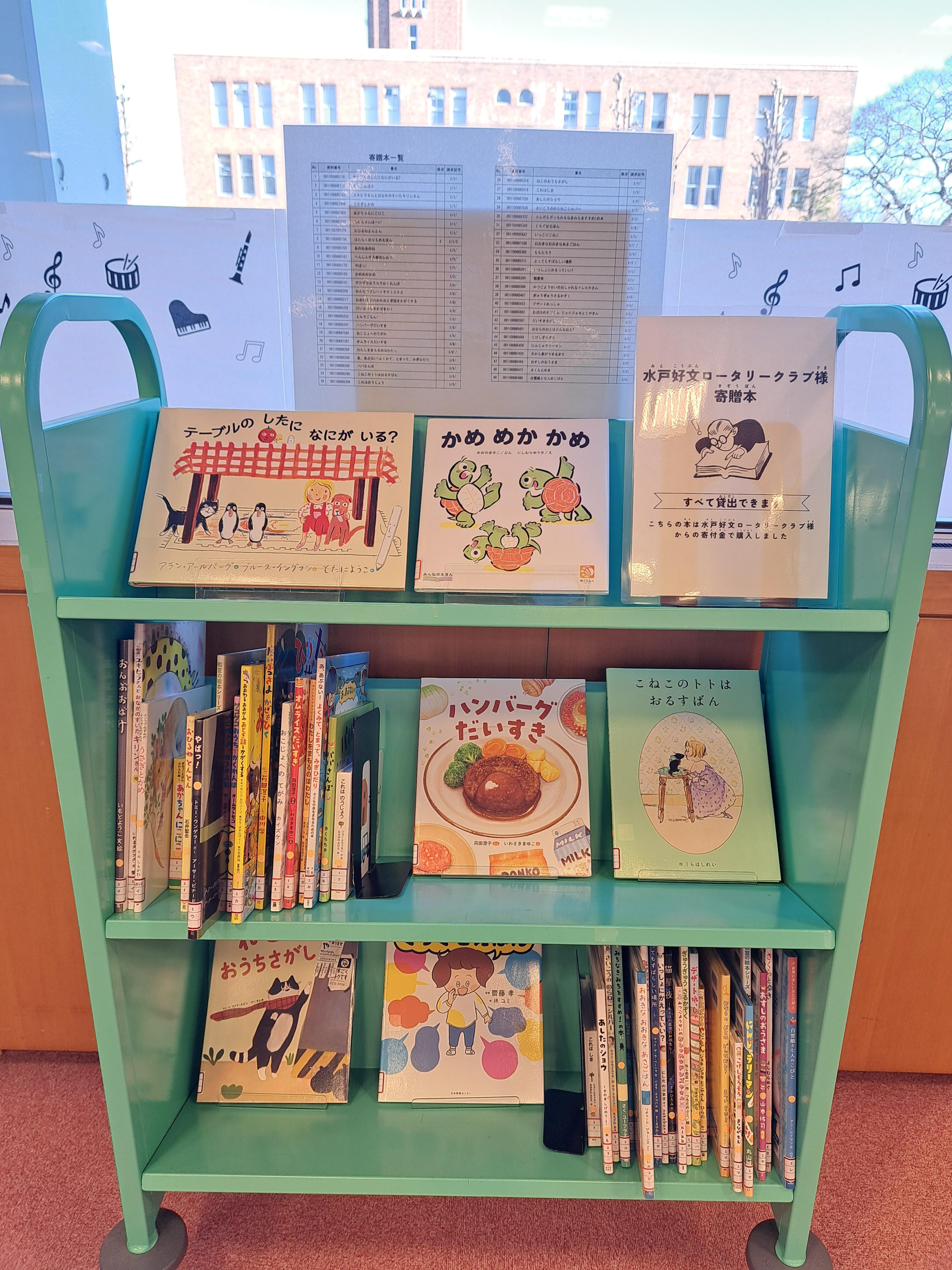 水戸好文ロータリークラブ様寄贈本