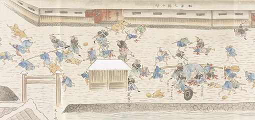 「桜田門外之変」図（部分）