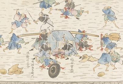 「桜田門外之変」井伊大老の駕籠（拡大版）