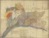 Amazon.co.jp: 地図 （絵図）茨城県 常陸國 中里村絵図 古地図
